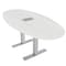 Skutchi Designs 33.5 in W, 69.5 in L, 29 in H, Engineered Wood Top, White HAR-BOVL-34X70-T-ELEC-WHCYPRESS - alternate 1